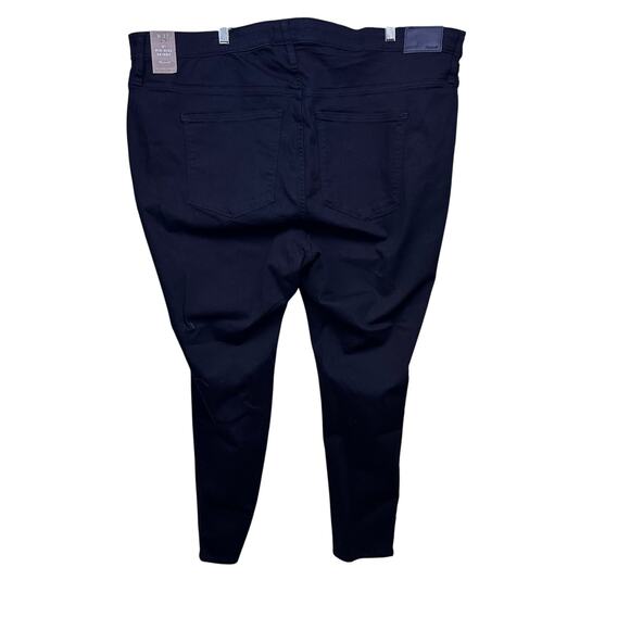 NWT Madewell jeans 9" mid rise skinny black 37 button fly grunge goth emo crop - Picture 4 of 16